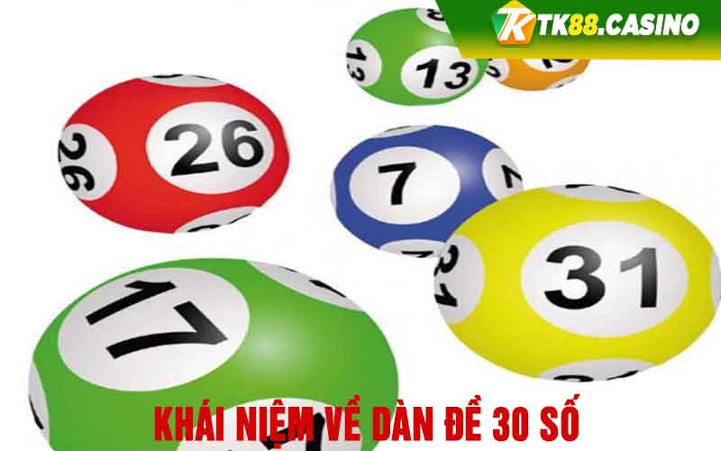 Khái niệm về dàn đề 30 số 