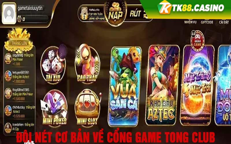 Đôi nét cơ bản về cổng game Tong Club 