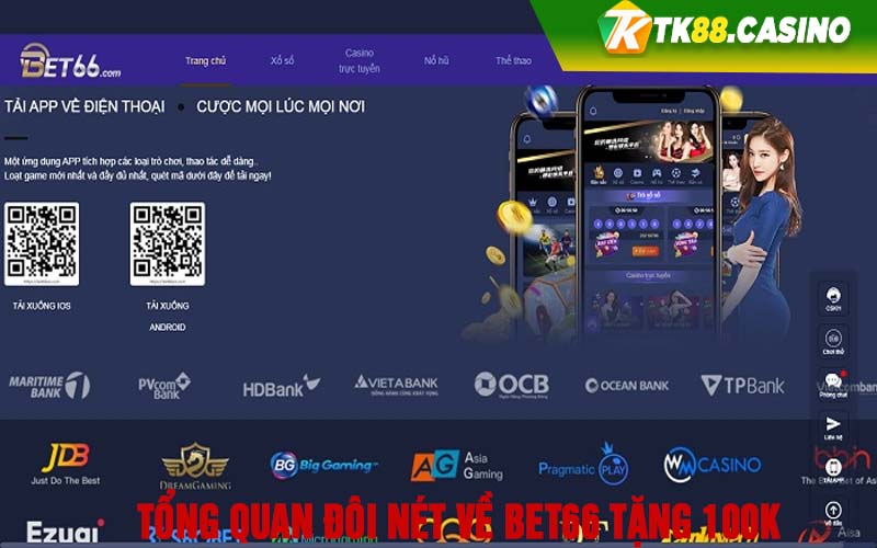 Tổng quan đôi nét về Bet66 tặng 100k 