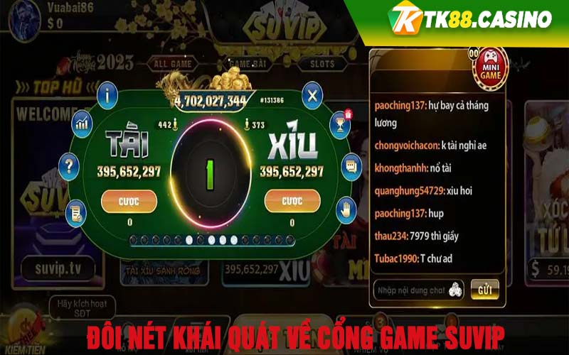 Đôi nét khái quát về cổng game Suvip 