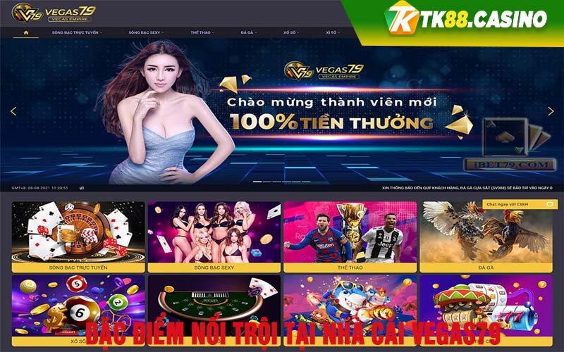 Đặc điểm nổi trội tại nhà cái Vegas79